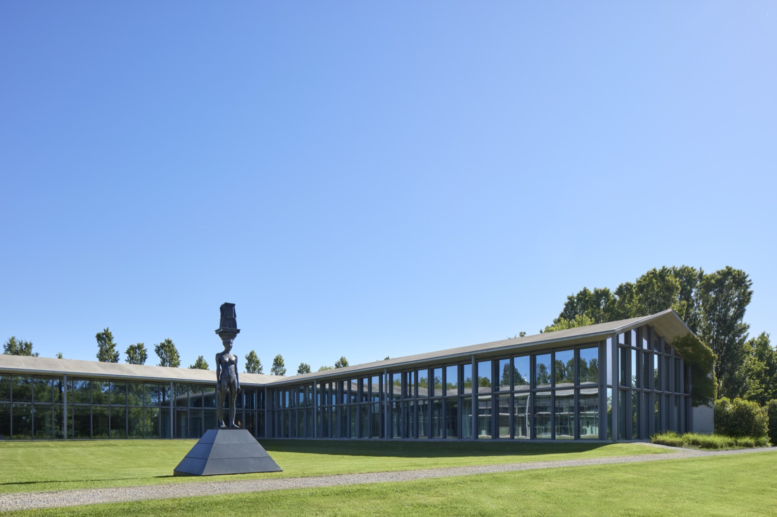 The site amid the greenery